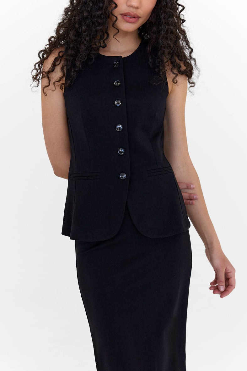 The Anna Vest Black