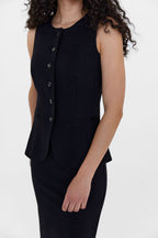 The Anna Vest Black